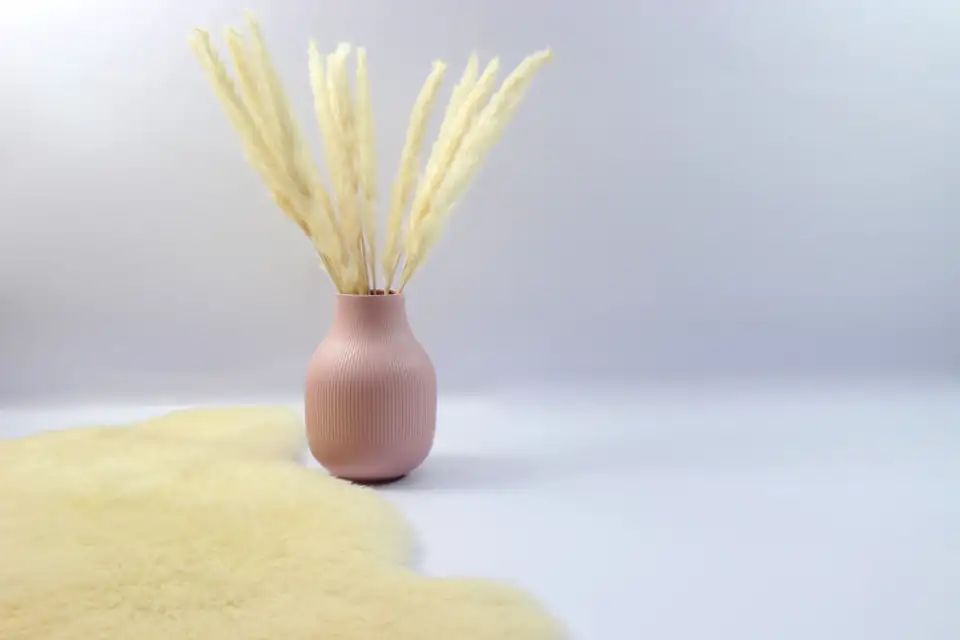 Vaso de Cerâmica Pintado à Mão